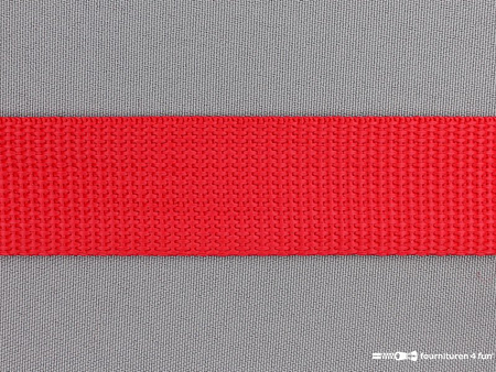 Rol 48 meter PP band - polypropyleen band - 30mm - rood
