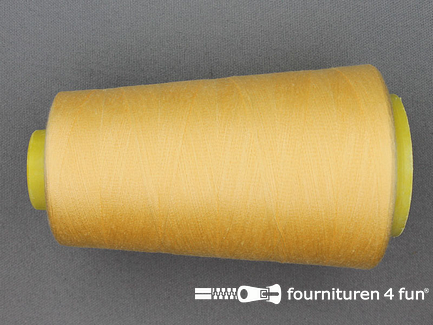 100% polyester Lockgaren 40/2 pastel geel