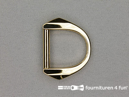 Luxe D-ring - 25mm - goud