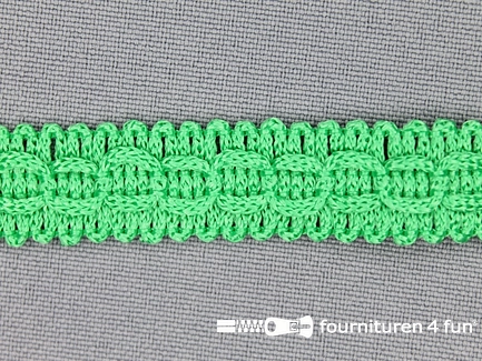 COUPON 17 meter (4 stukken, 1,5 + 5,5 + 2,9 + 7,1 meter) Nylon galon 14mm gras groen