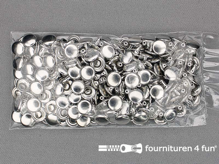 Siernieten 9mm zilver - navulling - 100 stuks