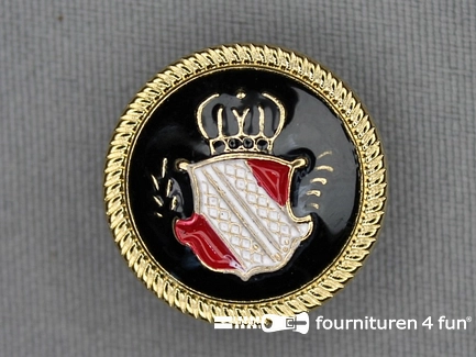 Gouden knoop 22mm wapen