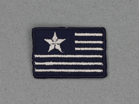 Applicatie 38x26mm vlag USA marine blauw