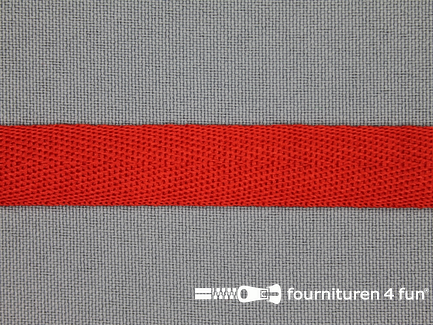 Kaart 50 meter nylon keperband - 14mm - rood