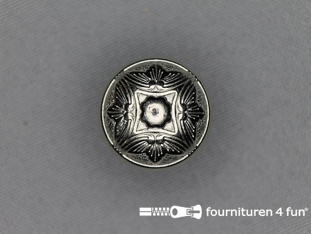 Chroom knoop 20mm antique