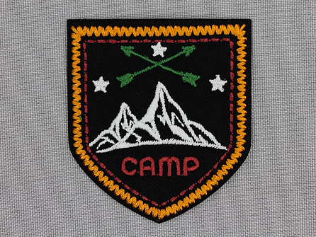 Applicatie 47x54mm 'Camp'