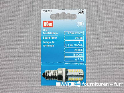 Prym LED reservelamp voor naaimachine schroef 2.5W - 610375