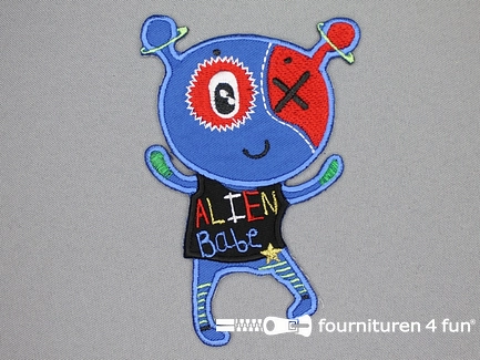 Applicatie 125x80mm alien babe