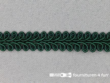 Viscose galon 11mm flessen groen
