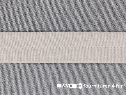 Rekbare vouwtres 20mm zand beige