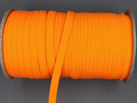 50 Meter rol elastiek 6mm neon oranje