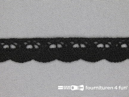 Ibiza broderie 14mm zwart