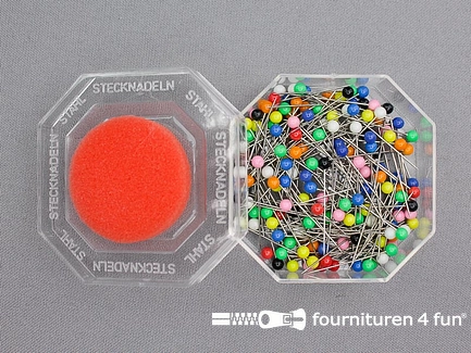 Kopspelden - 0.60x32mm - doosje met kussentje