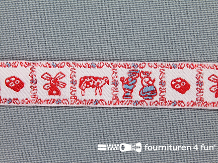 Kinderband 14mm holland rood