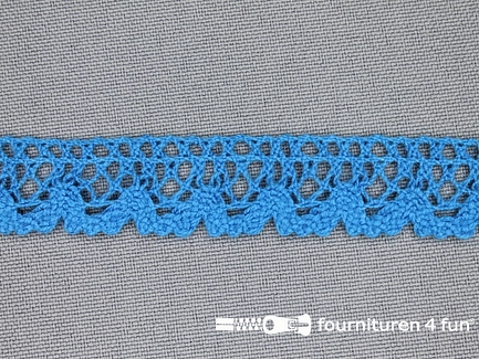 Ibiza broderie 16mm aqua blauw