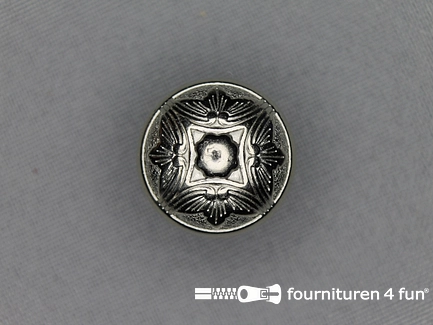 Chroom knoop 20mm antique