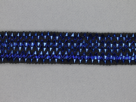 Bling bling band 25mm kobalt blauw