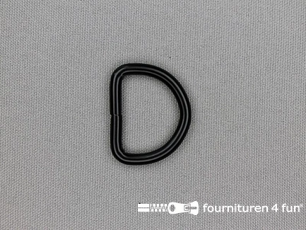 D-ring - heavy duty / extra sterk - 26mm - zwart 