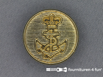Gouden knoop 23mm anker