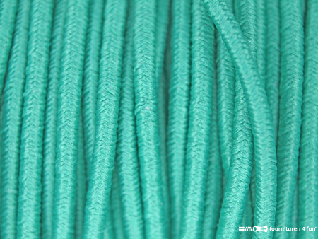 Rol 100 meter elastisch koord 2,5mm turquoise-groen