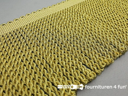 COUPON 0,85 meter Goud franje grof 145mm