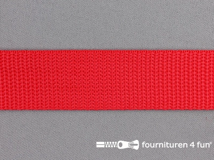 Rol 48 meter PP band - polypropyleen band - 30mm - rood