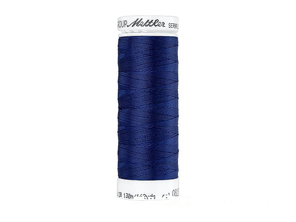 Mettler Seraflex - elastisch machinegaren - donker blauw (0825)