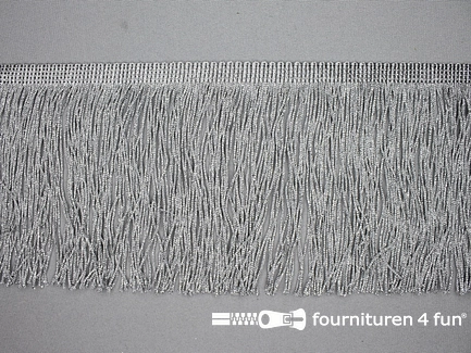 Zilver franje 130mm