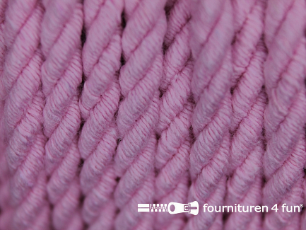 Katoenen meubel koord 5mm licht roze