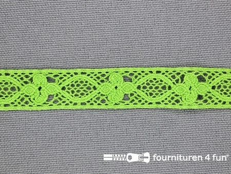 Ibiza broderie 13mm appeltjes groen