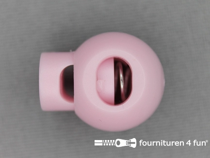Koordstopper - 22mm - bal - licht roze