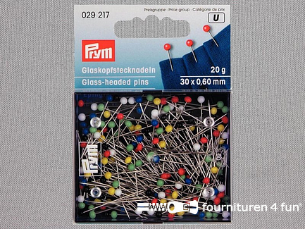 Prym glaskopspelden - 0.60x30mm - 20 gram - 029217