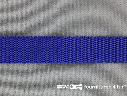 Rol 30 meter parachute band - 15mm - kobalt blauw