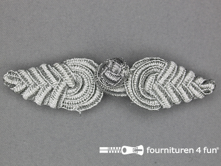 Brandenburger 90x20mm zilver