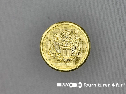 Gouden knoop 21,5mm wapen