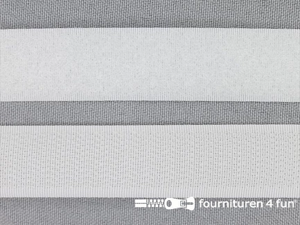 Rol 25 meter klittenband - 30mm - wit