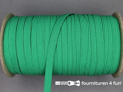 5 Meter gekleurd elastiek - 6mm - aqua groen