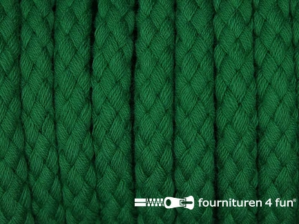 Katoenen koord - grof - 8mm - gras groen
