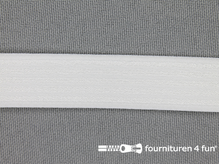 Schouderband elastiek 15mm wit