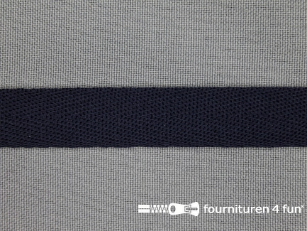 Kaart 50 meter nylon keperband - 14mm - marine blauw