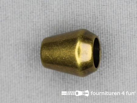 Koorduiteinde - kunststof - 12x14mm - brons