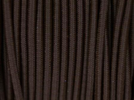 Elastisch koord 2,5mm donker bruin