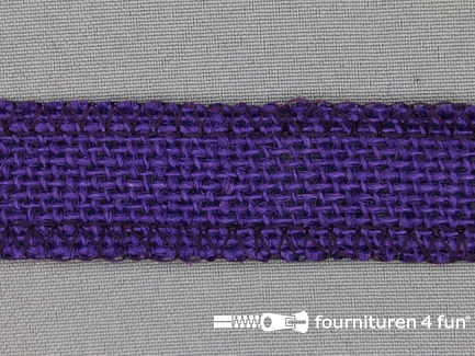 Jute band 25mm paars