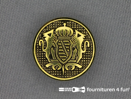 Gouden knoop 23mm wapen