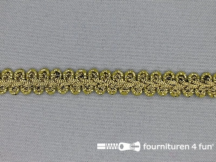 Kaart 25 meter goud band 11mm antique goud