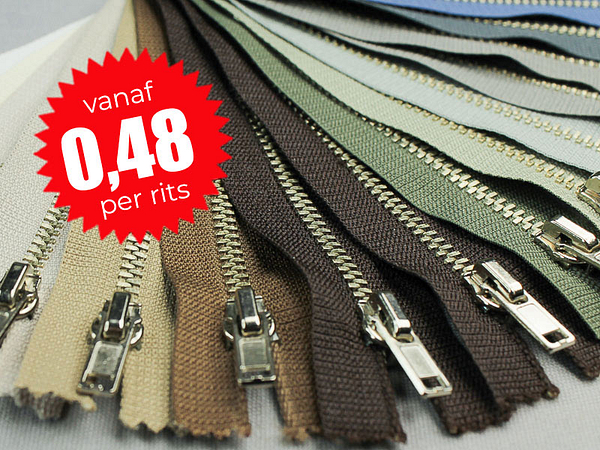 STUNTPRIJS - Assortiment metalen ritsen