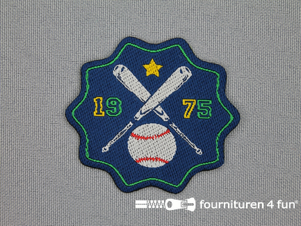 Applicatie 48x48mm badge baseball