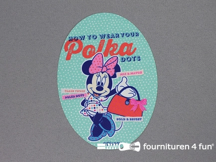 Mickey Mouse applicatie 80x110mm Minnie Mouse
