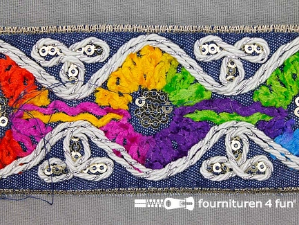 Jacquard band 45mm multicolor