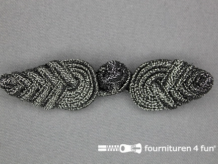 Brandenburger 90x20mm antiek zilver